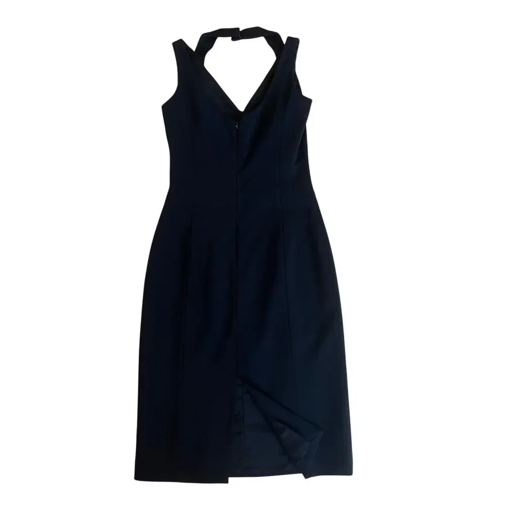 y2k michael kors black cocktail dress